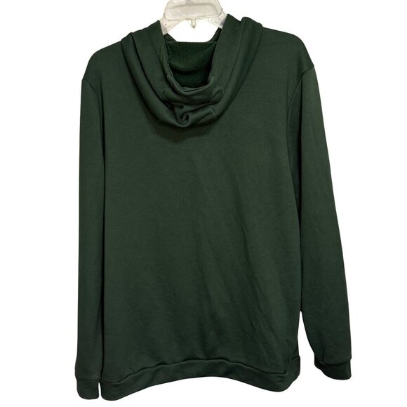 Mens Hunter Green Nike Sports Hoodie - Size Large - Picture 5 of 6